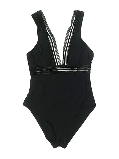 Pre-owned Freshwater One Piece Swimsuit In Black
