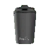 Fressko Black , Camino Reusable Coffee Cup, Ceramic, Coal