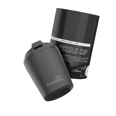 Fressko Black , Piccolo Reusable Coffee Cup, Ceramic, Coal