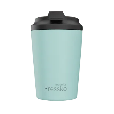 Fressko Blue , Camino Reusable Coffee Cup, Ceramic, Breezy