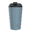Fressko Blue , Grande Reusable Coffee Cup, Stainless Steel, River