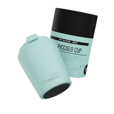 Fressko Blue  Piccolo 4oz / 118ml Reusable Coffee Cup, Stainless Steel - Breezy