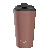 Fressko Brown , Grande Reusable Coffee Cup, Stainless Steel, Tuscan
