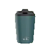 Fressko Green , Bino Reusable Coffee Cup, Ceramic, Emerald