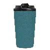 Fressko Green , Grande Reusable Coffee Cup, Stainless Steel, Emerald