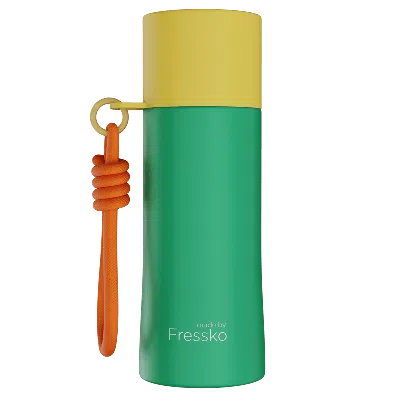 Fressko Green  Play Water Bottle, Ceramic - Snap