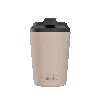 Fressko Neutrals , Bino Reusable Coffee Cup, Ceramic, Oat