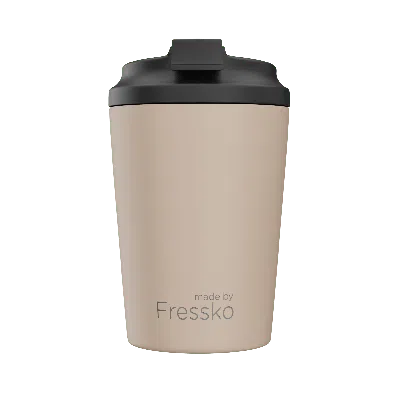 Fressko Neutrals , Camino Reusable Coffee Cup, Ceramic, Oat