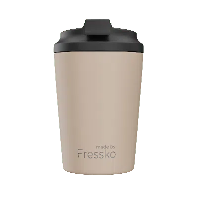 Fressko Neutrals , Camino Reusable Coffee Cup, Stainless Steel, Oat