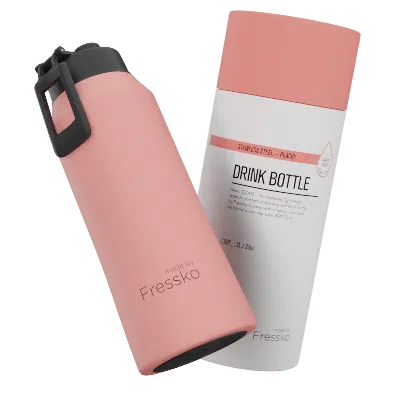 Fressko Orange / Pink  Drink Bottle, Core - Peachy In Multi