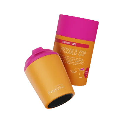 Fressko Piccolo 118ml/4oz Reusable Coffee Cup, Ceramic - Tango In Brown