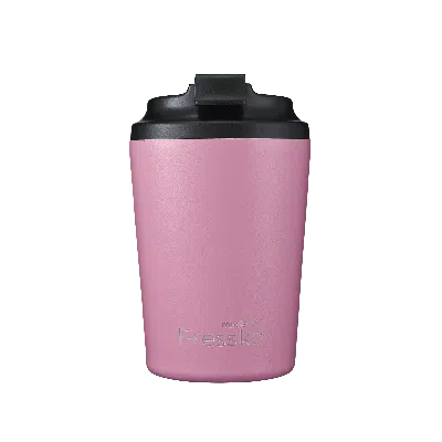 Fressko Purple  Bino Reusable Coffee Cup, Ceramic - Bubblegum In Pink