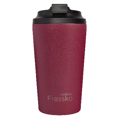 Fressko Red , Grande Reusable Coffee Cup, Stainless Steel, Rouge