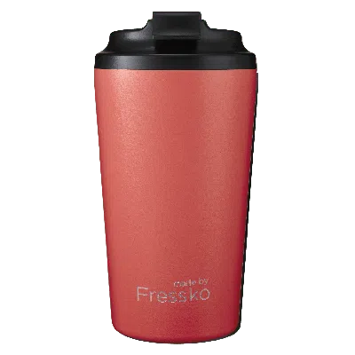 Fressko Red , Grande Reusable Coffee Cup, Stainless Steel, Watermelon