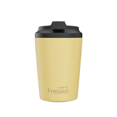 Fressko Yellow / Orange , Bino Reusable Coffee Cup, Stainless Steel, Limoncello