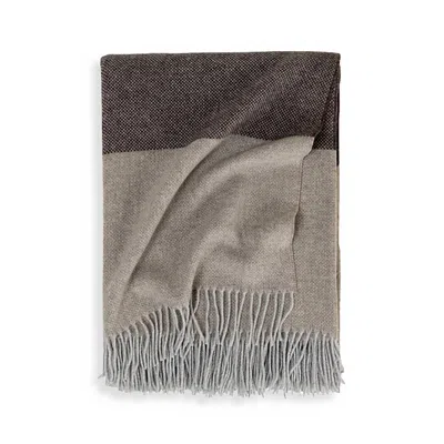 Frette Balze Throw In Brown/brown