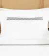 Frette Basket Weave Oxford Pillow Sham In Blue