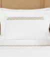 Frette Basket Weave Oxford Pillow Sham In Green