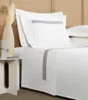 Frette Basket Weave Super King Sheet Set In Blue