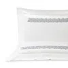 Frette Basketweave Embroidery Sham, Standard In White