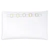 Frette Bold Bicolor Embroidery Standard Sham In Multi