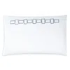 Frette Bold Bicolor Embroidery Standard Sham In Multi