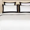 Frette Bold Sheet Set, King In Milk/black