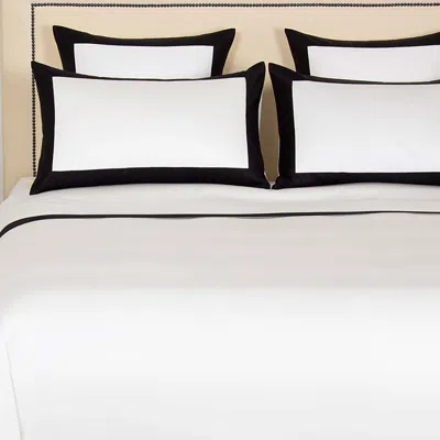 Frette Bold Sheet Set, King In Milk/black