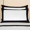 Frette Bold Standard Sham In Black