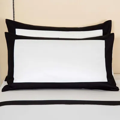 Frette Bold Standard Sham In Black