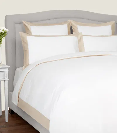 Frette Bold Super King Flat Sheet In Beige