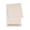 Frette Boucle Silk, Wool, Cashmere Fringed Throw Blanket, 51 X 74 - Exclusive In Neutral