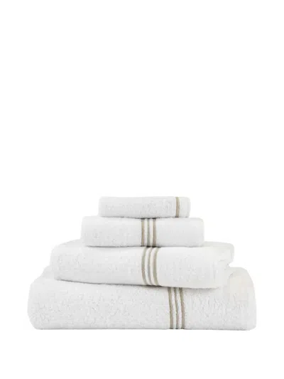 Frette Bourdon Terry Towels Set In White
