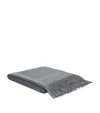 Frette Cashmere Throw In Grey