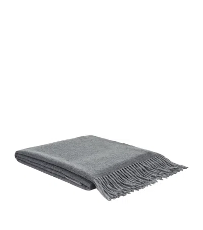 Frette Cashmere Throw In Grey