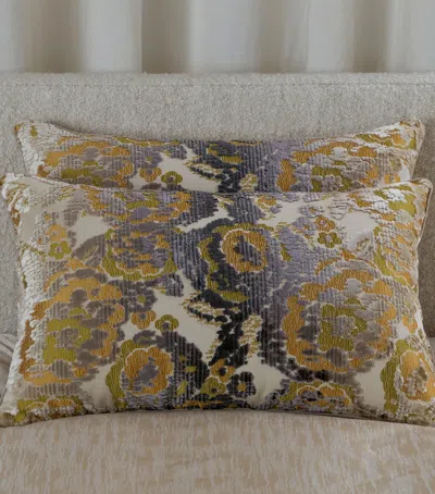 Frette Collector Decorative Cushion In Yellow