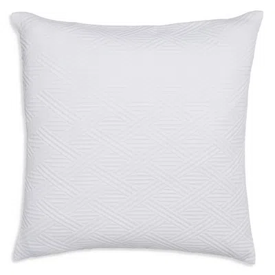 Frette Cotton Geometrics Decorative Cushion - Exclusive In White