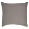 Frette Cotton Geometrics Euro Sham - Exclusive In Slate Grey