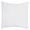 Frette Cotton Geometrics Euro Sham - Exclusive In White