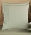 Frette Cotton Lush Ajour Square Pillowcase Set (65cm X 65cm) In Green