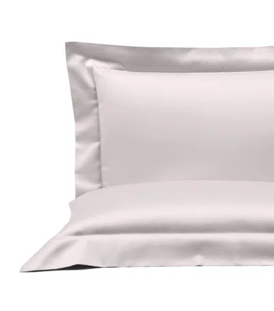 Frette Cotton Ultimate Pillowcase In Silver