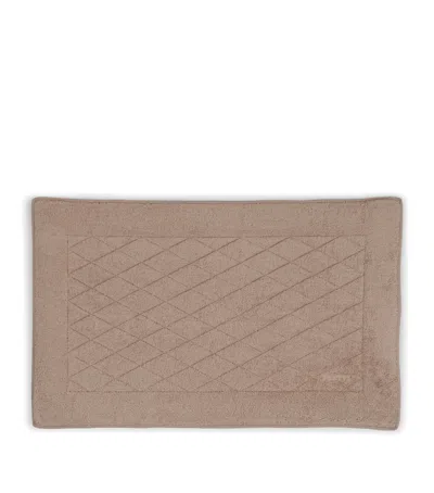 Frette Cotton Unito Bath Mat In Brown