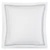 Frette Cruise Euro Sham - Exclusive In White/slate Gray