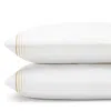 Frette Cruise King Pillowcase, Pair - Exclusive In White/beige