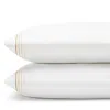 Frette Cruise Standard Pillowcase, Pair - Exclusive In White/beige