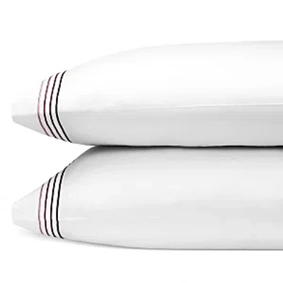 Frette Cruise Standard Pillowcase, Pair - Exclusive In Milk/dusty Mauve