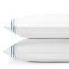 Frette Cruise Standard Pillowcase, Pair - Exclusive In White/blue