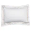 Frette Cruise Standard Sham - Exclusive In White/sky Blue