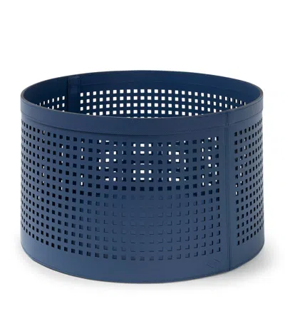 Frette Cubo Basket In Blue