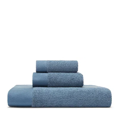 Frette Diamond Bordo Bath Towel - Exclusive In Midnight Blue